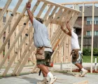Dallas ADU builders framing a new backyard accessory dwelling unit for America ADU homeowners in Dallas TX