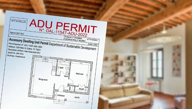 ADU permits and plans in Dallas TX with city approval guidance for accessory dwelling unit construction